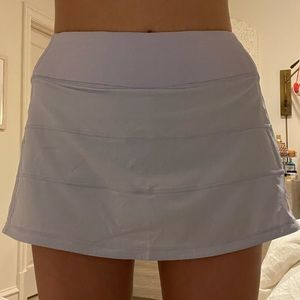 Light Purple Lululemon Workout Skirt